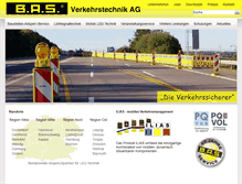 Tablet Screenshot of bas-verkehr.de